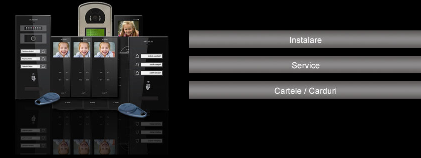 Instalare - Service - Inlocuire Cartele/Carduri de acces - Interfoane/Videointerfoane Arad